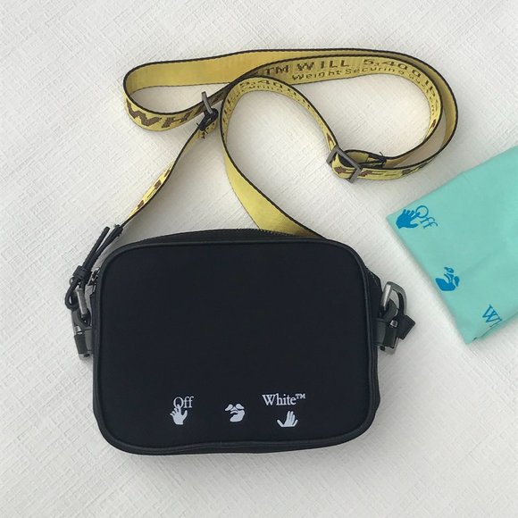 Off-White Black Logo Crossbody Bag